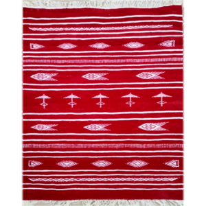 Tapis Berbère rouge 110×60
